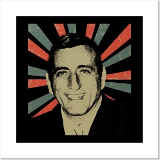 Tony Bennett || Vintage Art Design || 1926 - 2023 Posters and Art